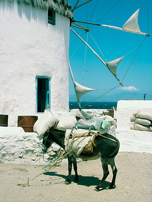 Mykonos, Grekland, 1975